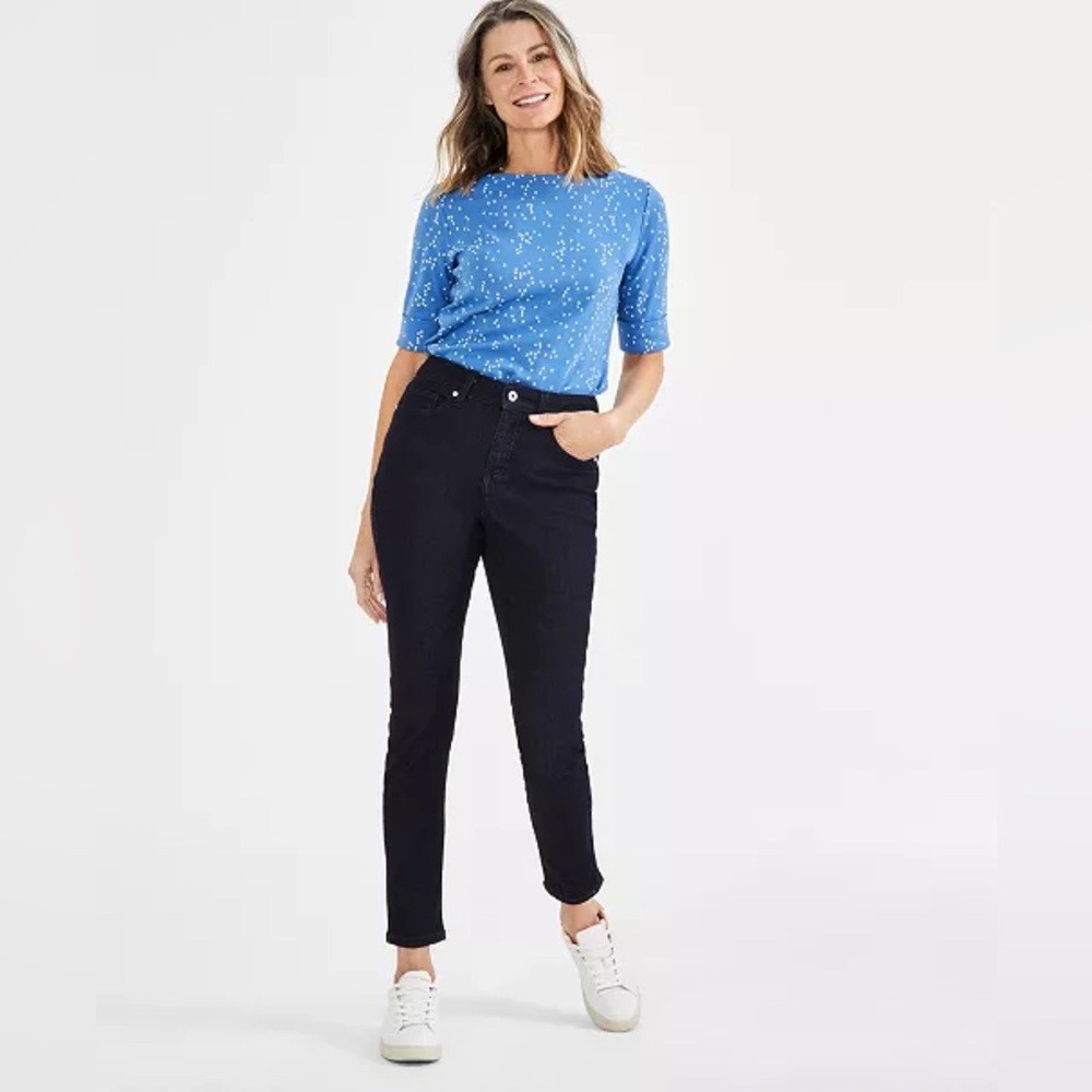 300M NWT Style & Co Women's Mid-Rise Curvy Skinny Jeans‎ - Size: 12P